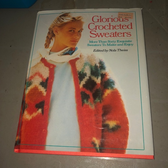 Glorious Crocheted Sweaters- out of print- 60 sweaters to crochet - gently used - Picture 8 of 9